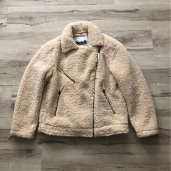 American Eagle Sherpa Jacket Coat - Picture 5 of 9